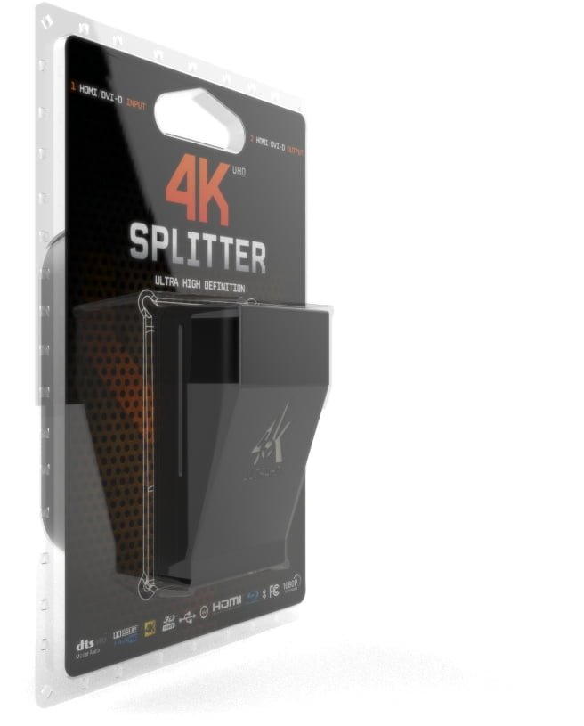 HDfury Splitter 4K UHD - Splitter HDMI 1 entrée, 2 sorties